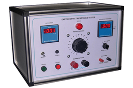 The tester is used to measure the voltage drop of the earthing circuit at a constant current - thus assessing how well the product eart is 'bounded' to the system earthing