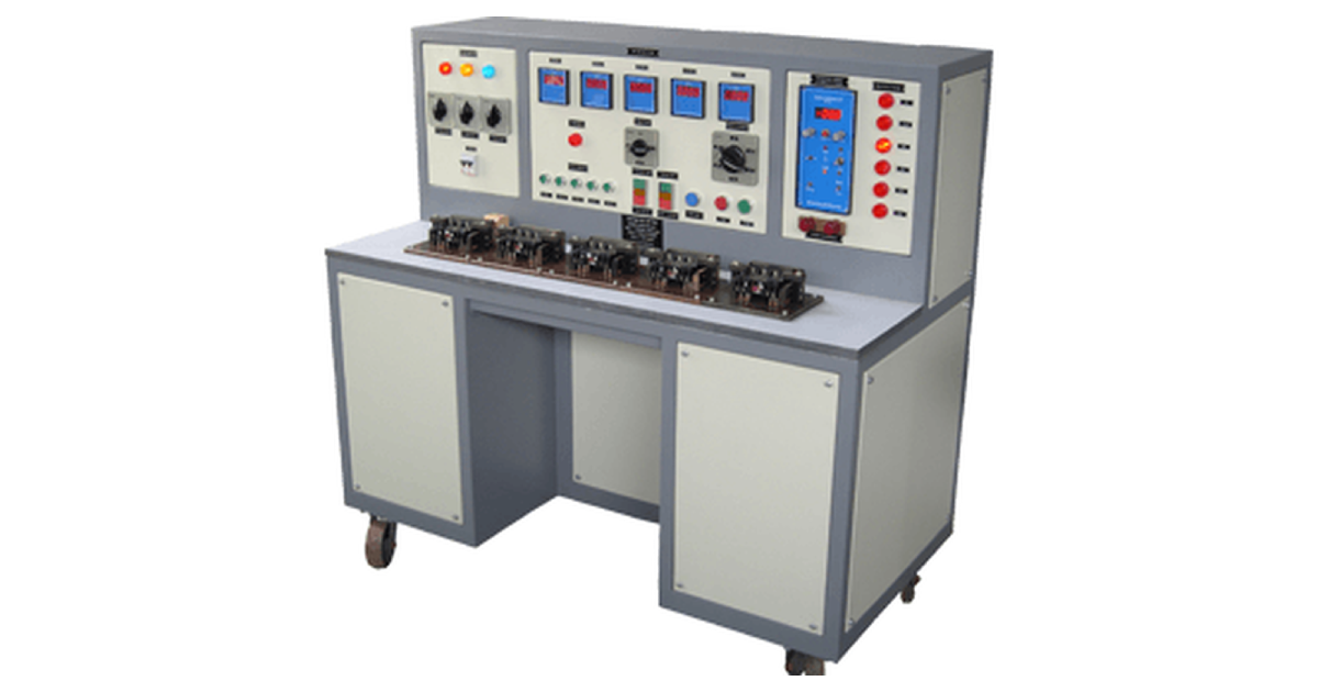 5 Station Bimetal Overload Relay Test Bench SCR Elektroniks